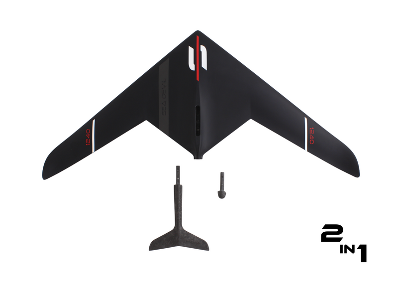 Load image into Gallery viewer, SABFOIL Sea Devil 1240 | Light Wind Modular Hydrofoil 2-in-1
