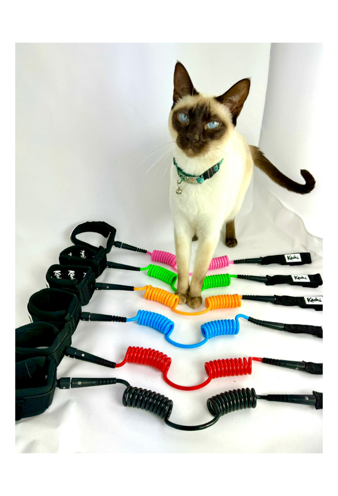 Load image into Gallery viewer, Kāohi Board Leash - Double Coil 5.5 mm
