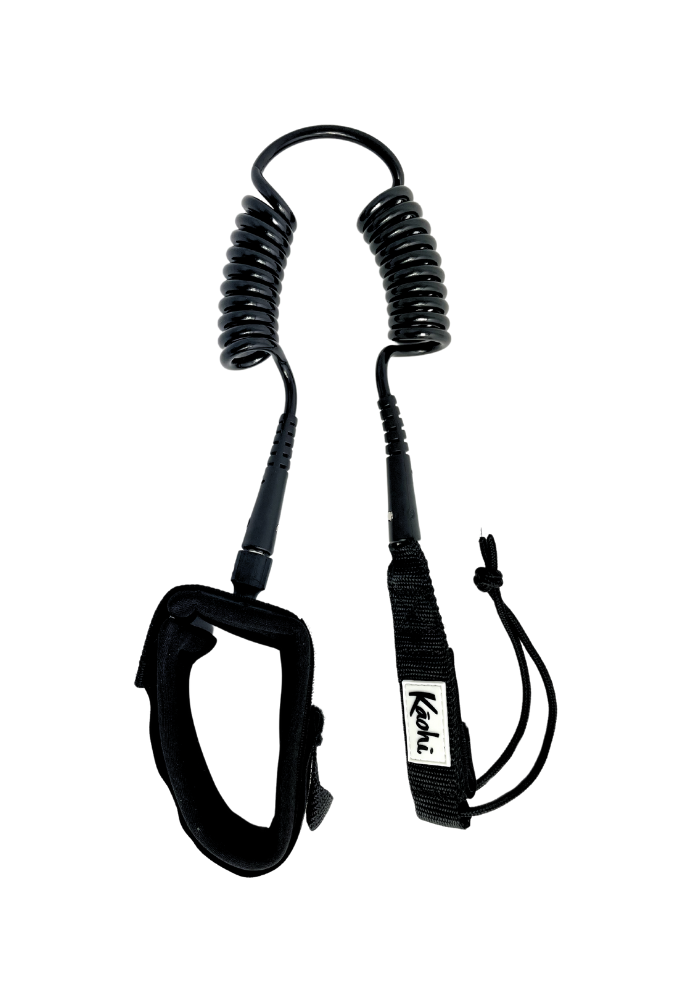 Load image into Gallery viewer, Kāohi Board Leash - Double Coil 5.5 mm
