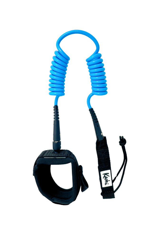 Load image into Gallery viewer, Kāohi Board Leash - Double Coil 5.5 mm
