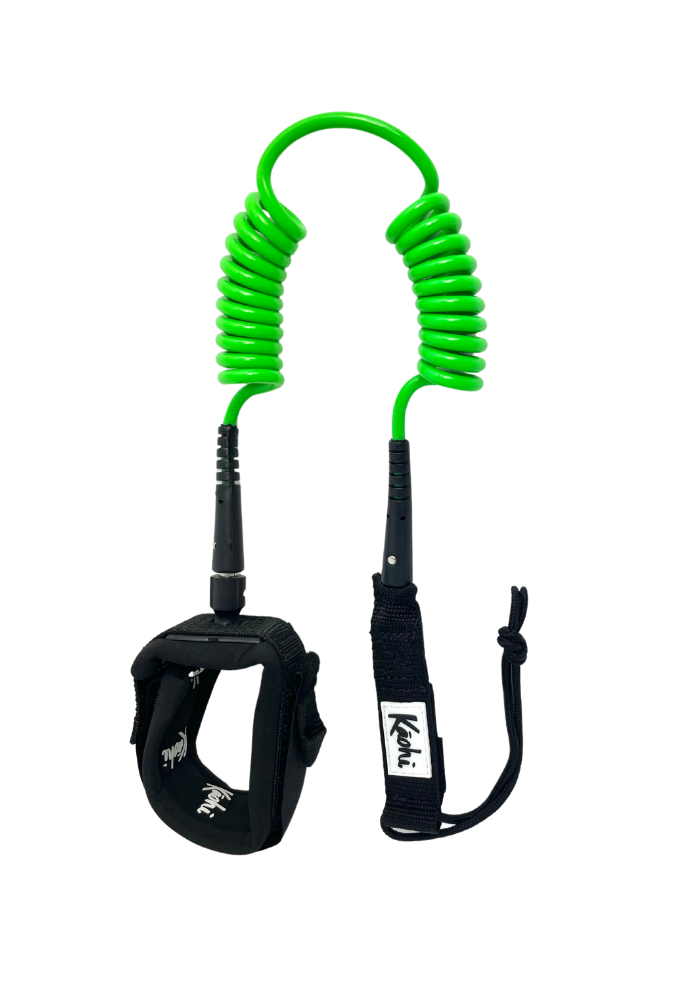 Load image into Gallery viewer, Kāohi Board Leash - Double Coil 5.5 mm
