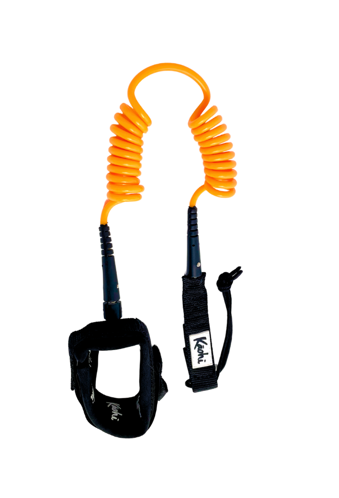 Load image into Gallery viewer, Kāohi Board Leash - Double Coil 5.5 mm
