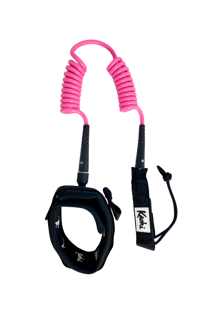 Load image into Gallery viewer, Kāohi Board Leash - Double Coil 5.5 mm
