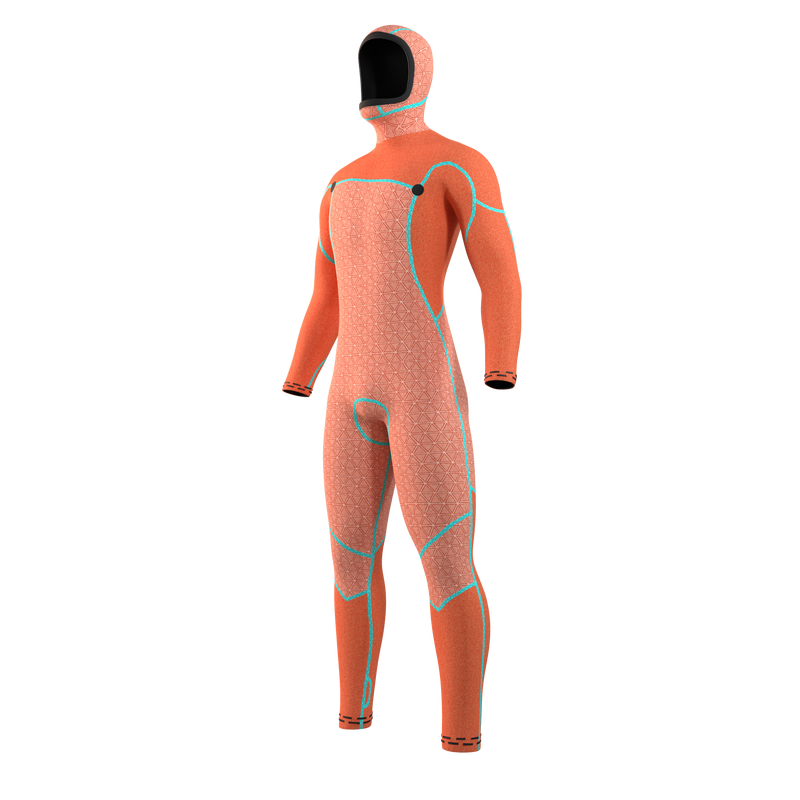 Chargez l'image dans la visionneuse de la galerie, Mystic Voltt Hooded Fullsuit 6/4/3mm Fzip 2022
