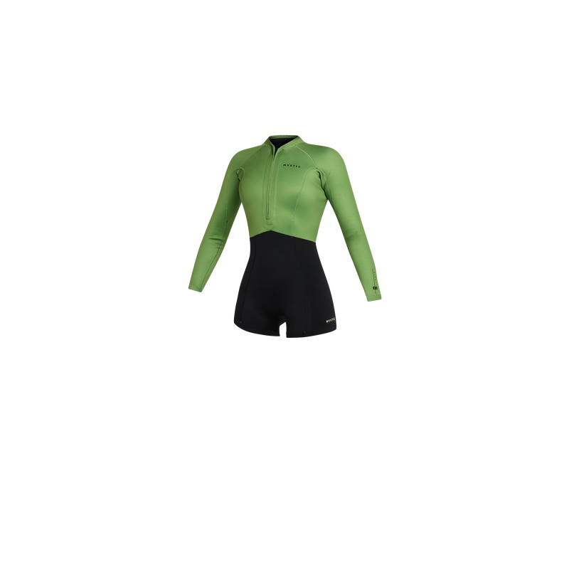 Chargez l'image dans la visionneuse de la galerie, Mystic Lunar Longarm Shorty 2/2mm Fzip Women 2024
